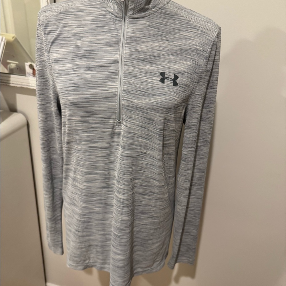 Unisex Under Armour Gray Quarter-Zip Pullover